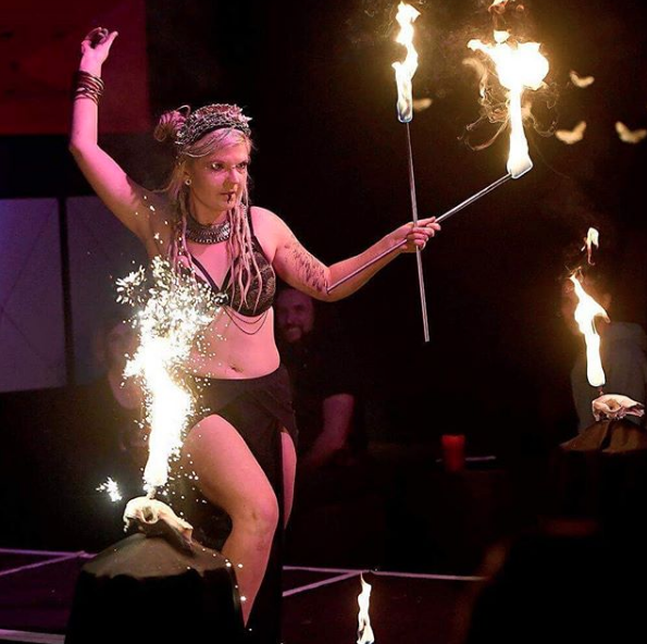 Fire Performer | Melbourne | Ryn Hooligan | Fire Hooper | Fire Eater | Fire Poi | Palm Candles