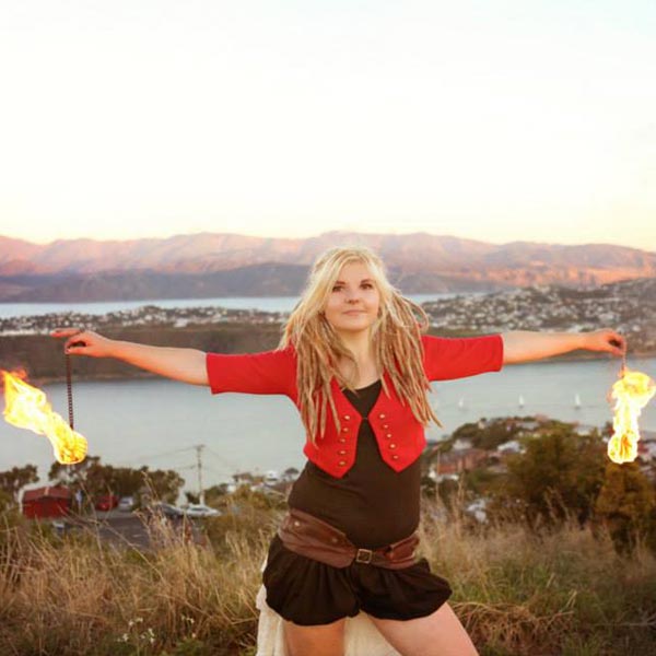 Fire Poi Performer | Ryn Hooligan